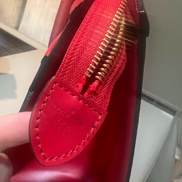 LOUIS VUITTON | Riviera epi leather | Red Bag | update: zipper fixed! - Picture 14 of 16